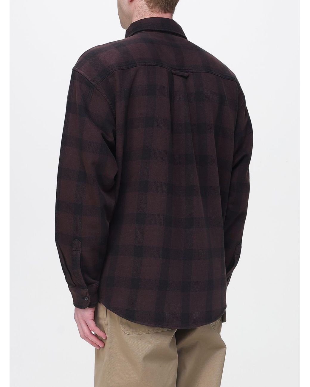 Carhartt Blue Check Cotton Shirt for men