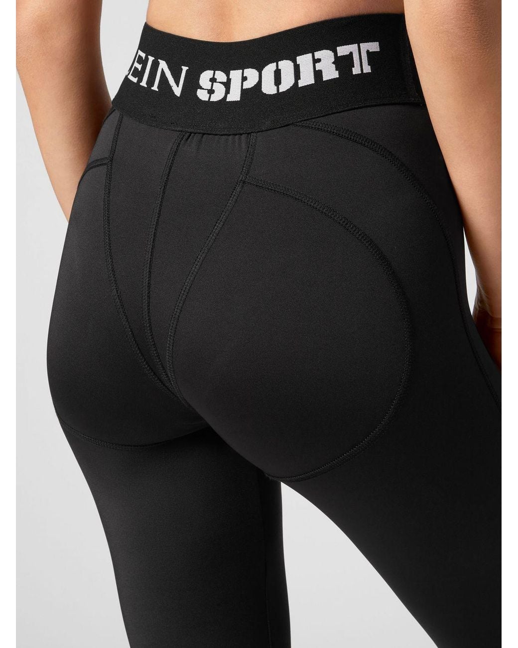 Philipp Plein Black High-Waisted Skinny Leggings