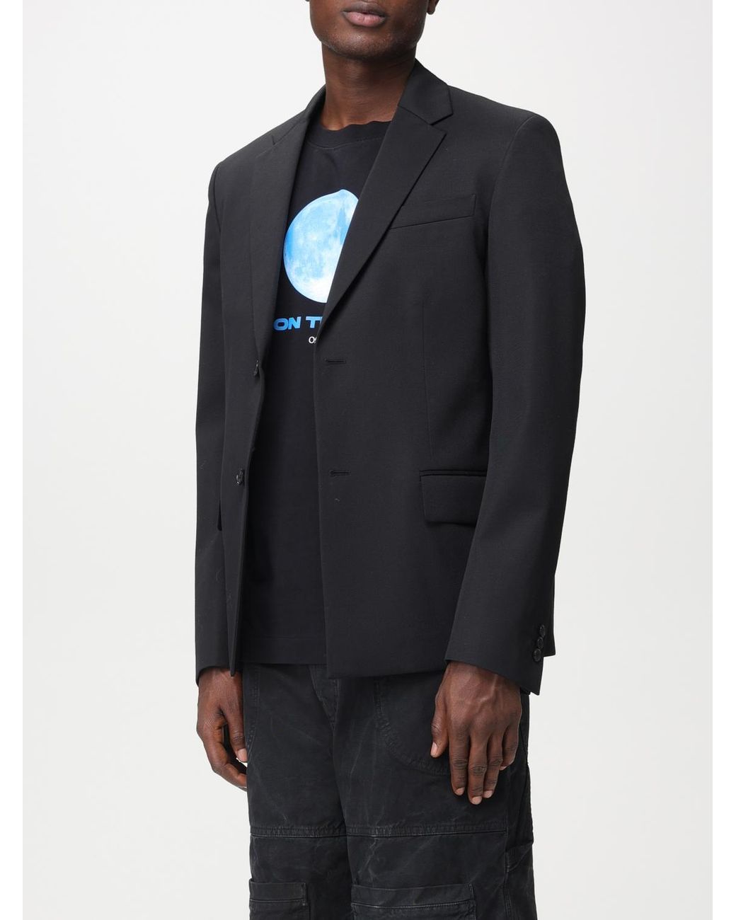 Off-White c/o Virgil Abloh Blue Jacket for men