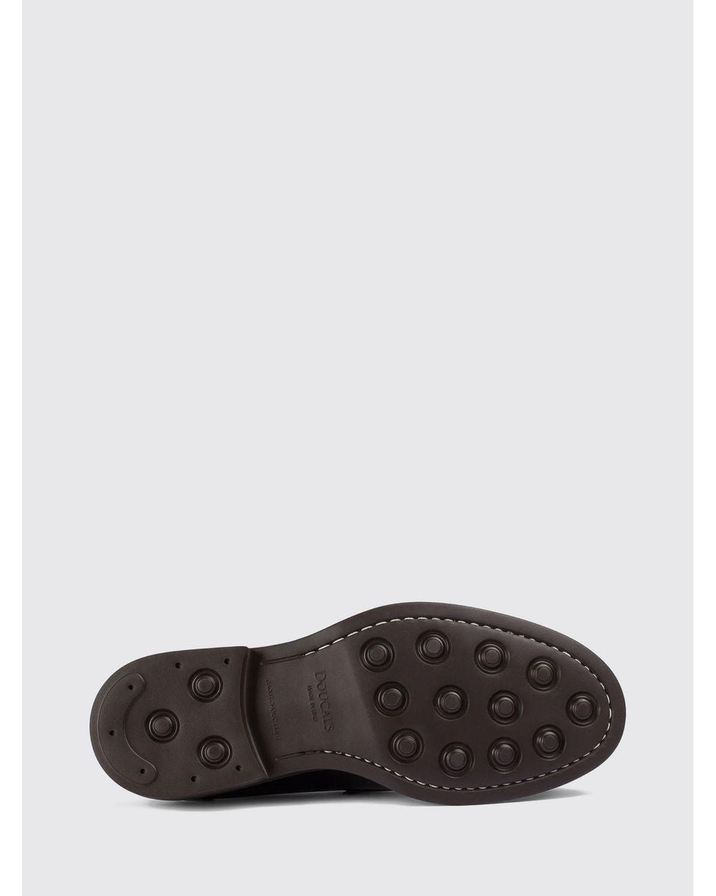 Doucal's White College-Style Penny Loafers for men
