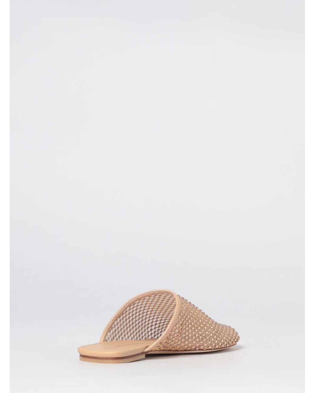 Stuart Weitzman Pink Bareitall Flat Mules