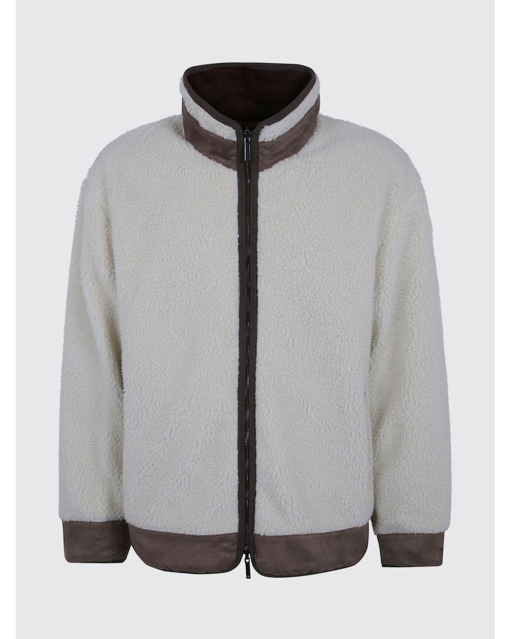 Emporio Armani Brown Reversible Puffer Jacket for men