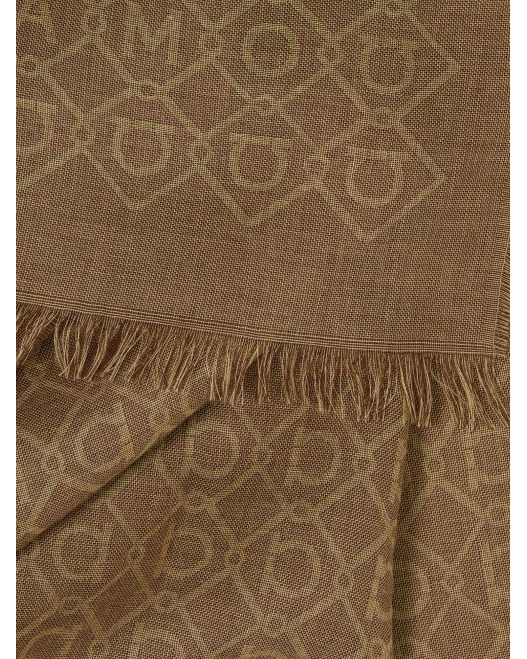 Ferragamo Natural Wool Scarf for men