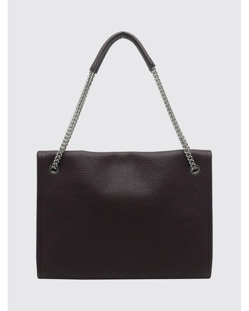 Orciani Black Venus Medium Shoulder Bag