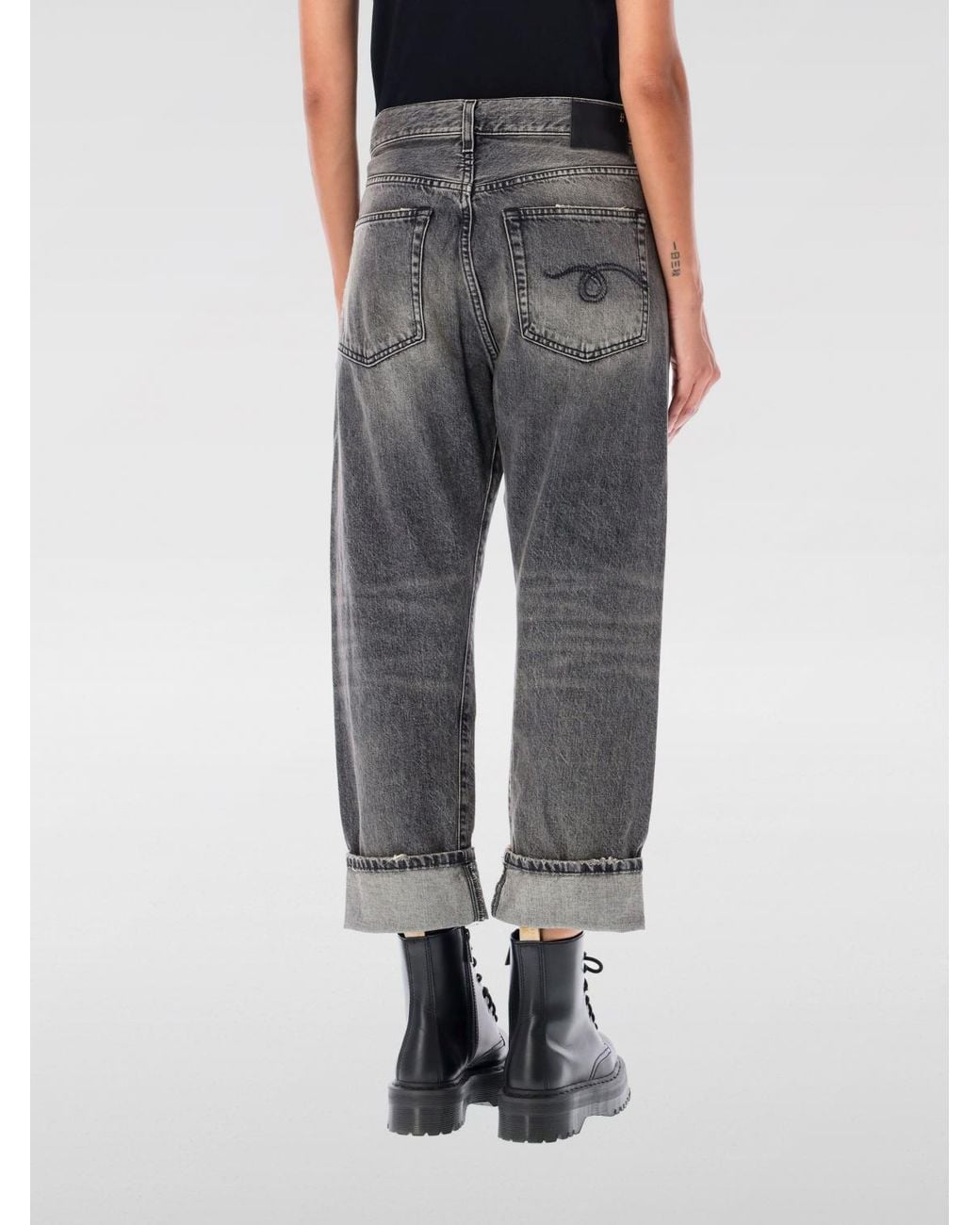 R13 Gray Denim Jeans