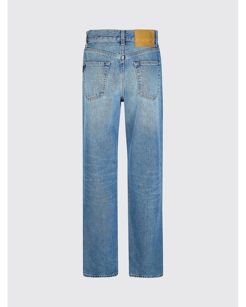 Jeans Korea Nordic De Denim De Algodón Haikure de color Blue