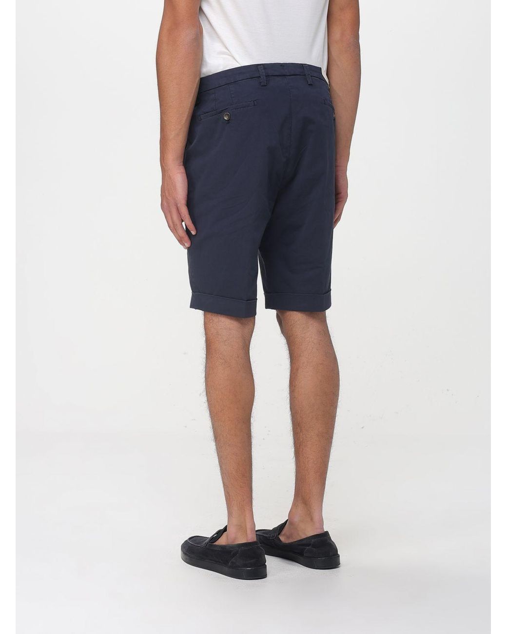 Briglia 1949 Blue Cotton Tailored Shorts for men