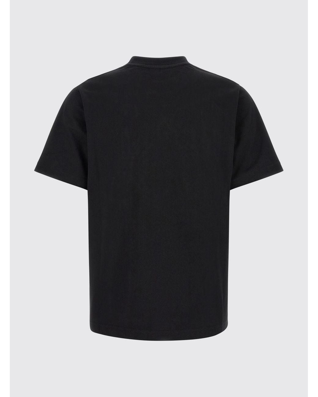 Casablanca Black Graphic Print Organic Cotton Crewneck T-Shirt for men