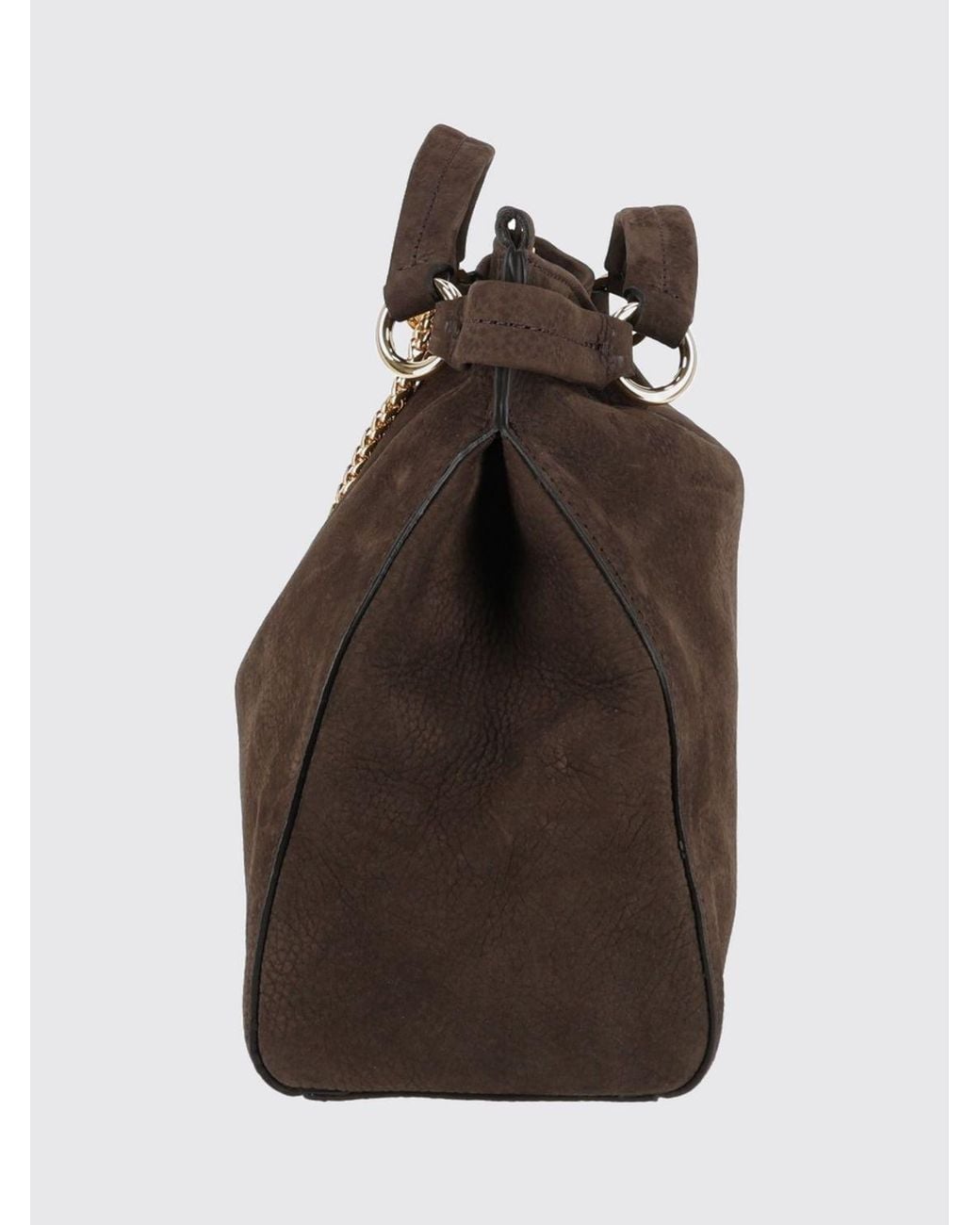 Orciani Brown Virgo Handbag