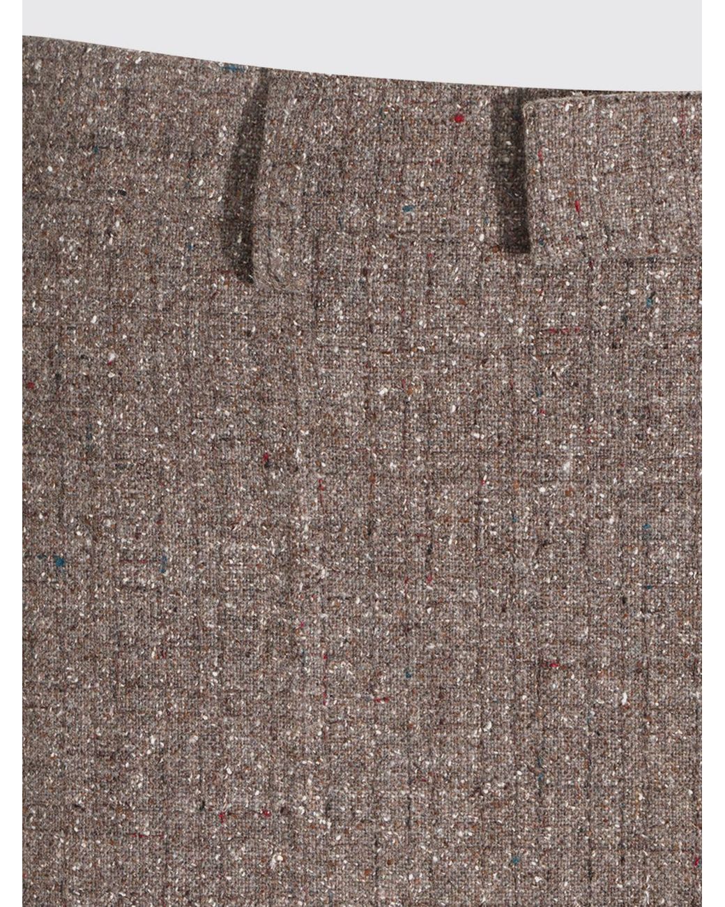 Valentino Garavani Gray Slim Fit Tailored Wool Blend Trousers for men