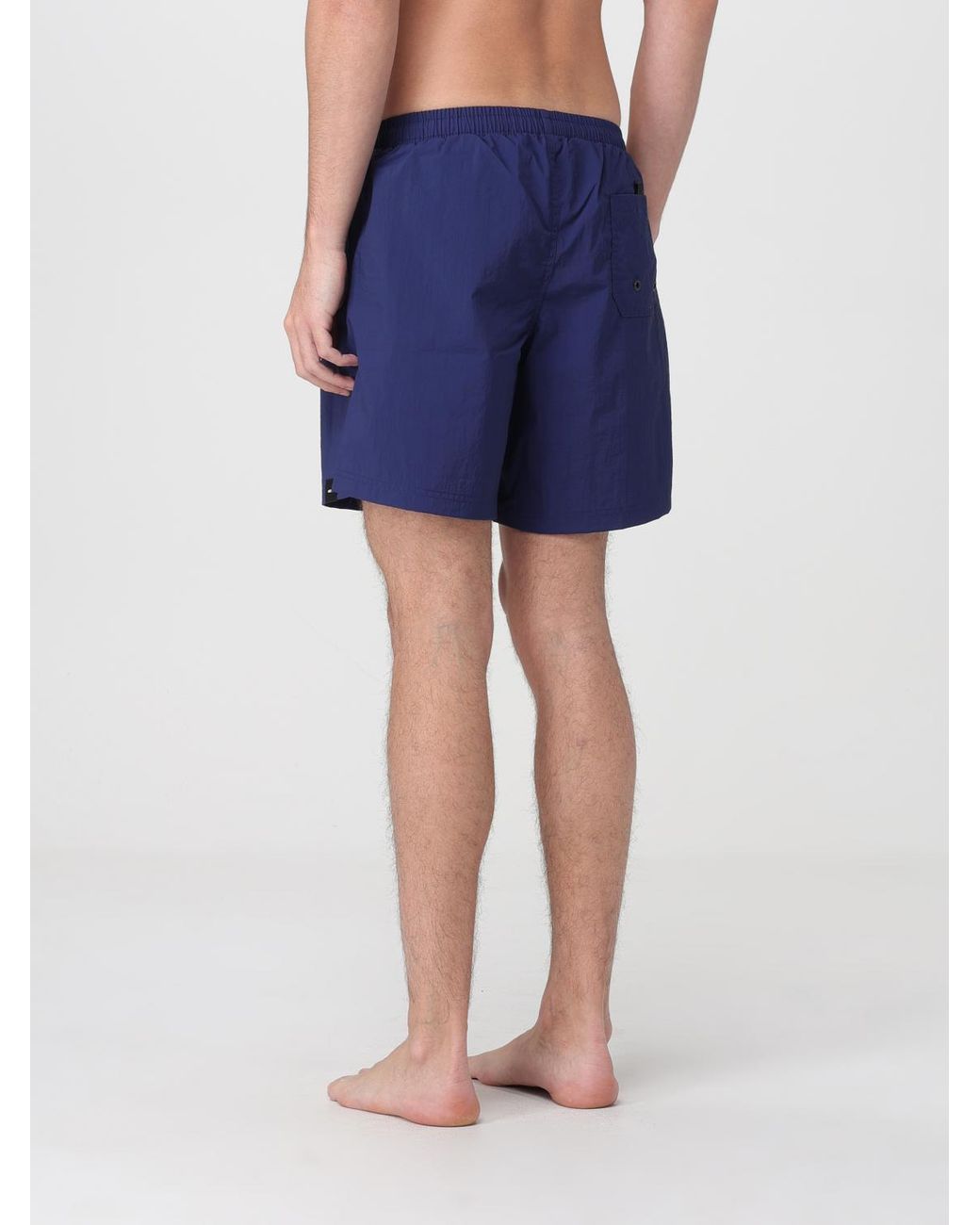 Aspesi Blue Nylon Swim Shorts for men