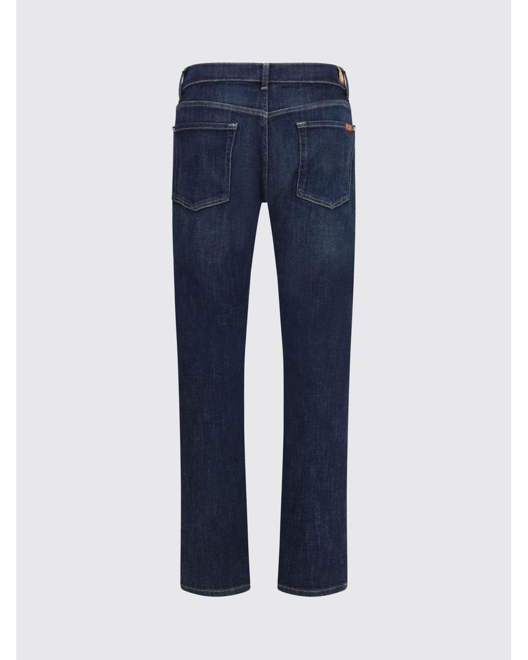 7 For All Mankind Blue Slim Fit Denim Jeans for men