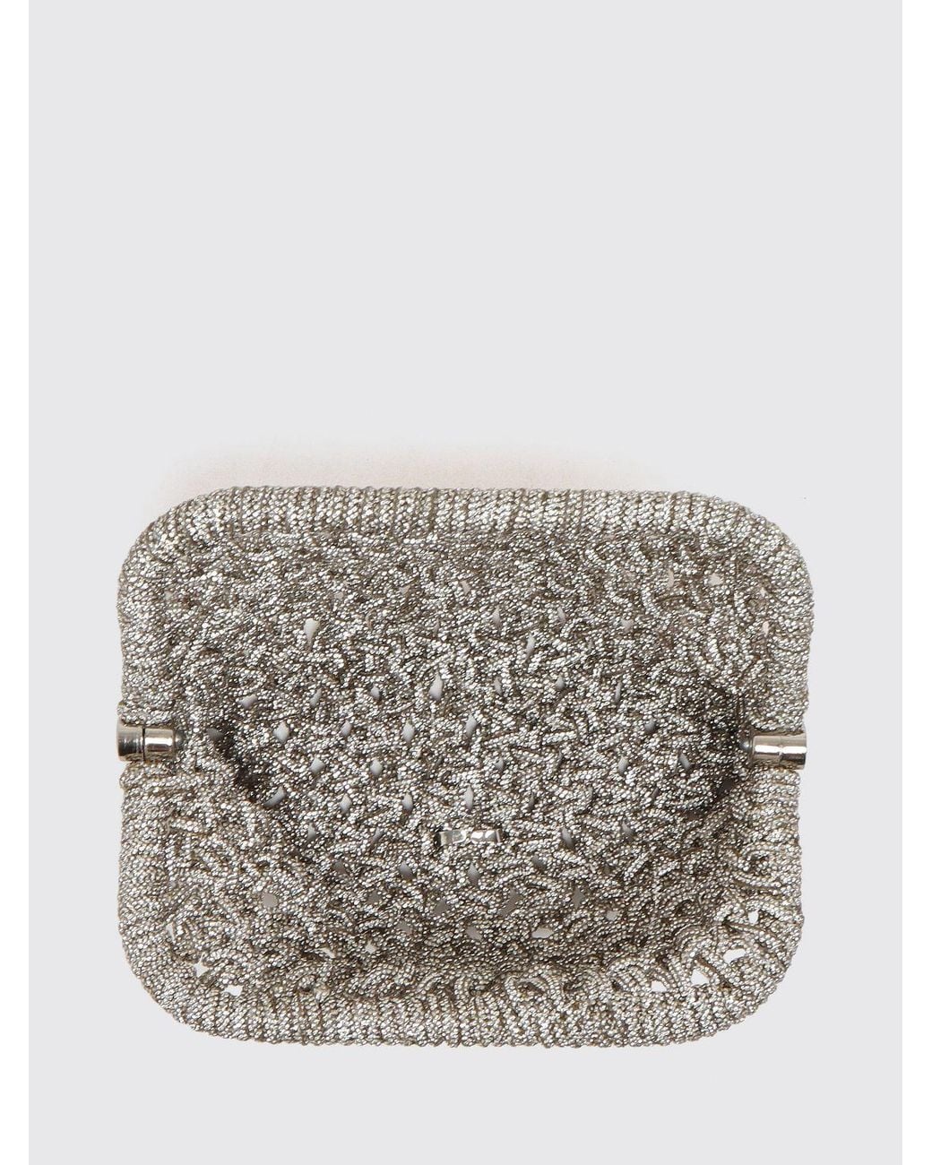 Twentyfourhaitch Gray Handbag