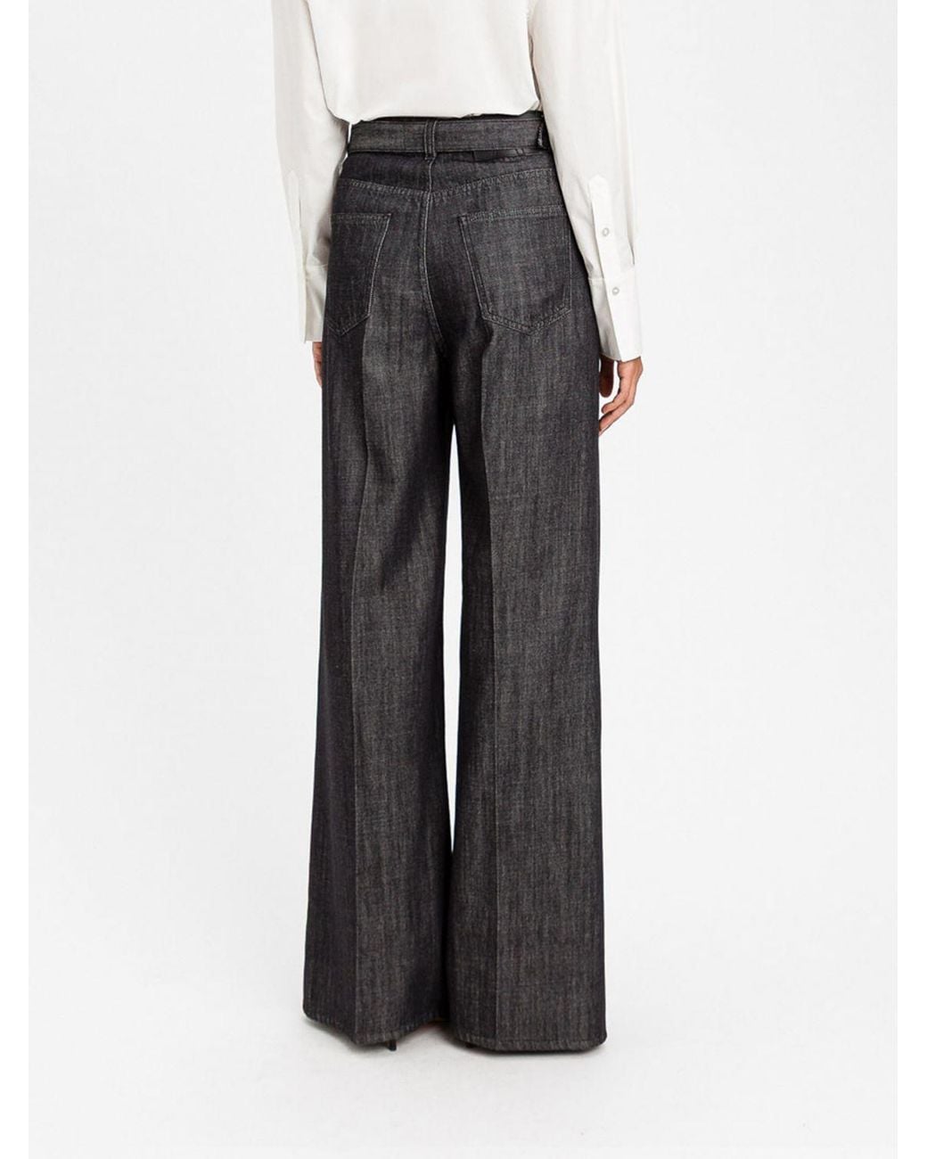 Twinset Black High-Waisted Flare Jeans