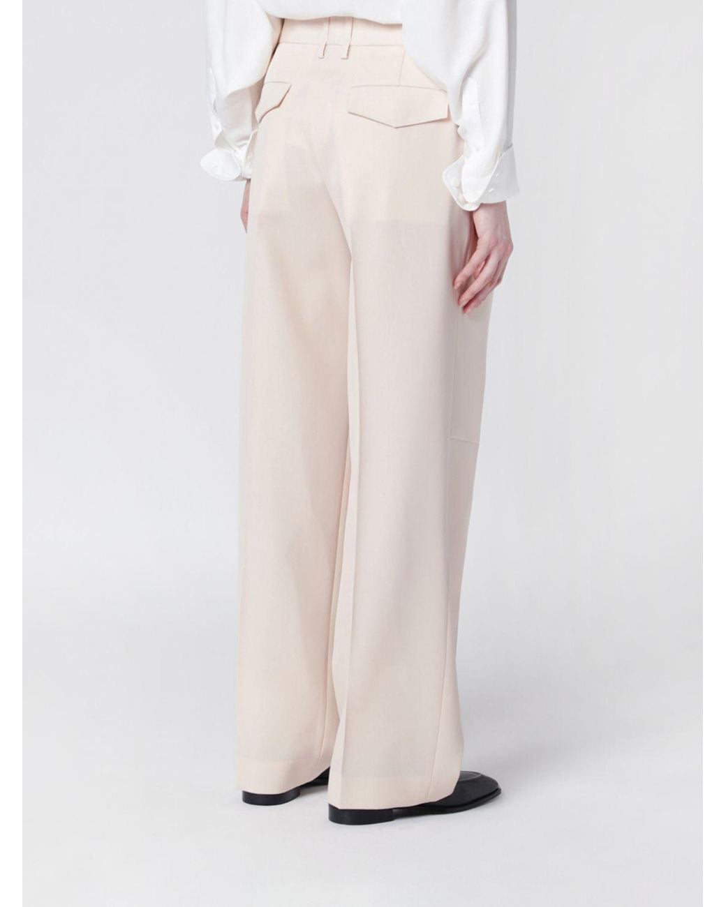 Jil Sander Pink Wool Pants
