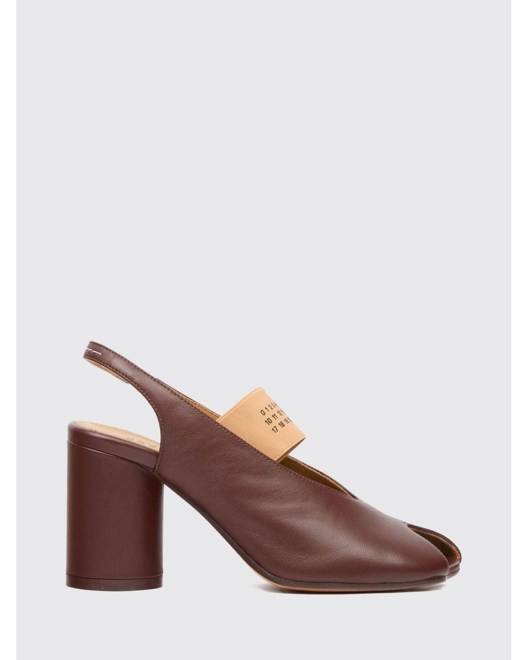 MM6 by Maison Margiela Brown Heeled Sandal