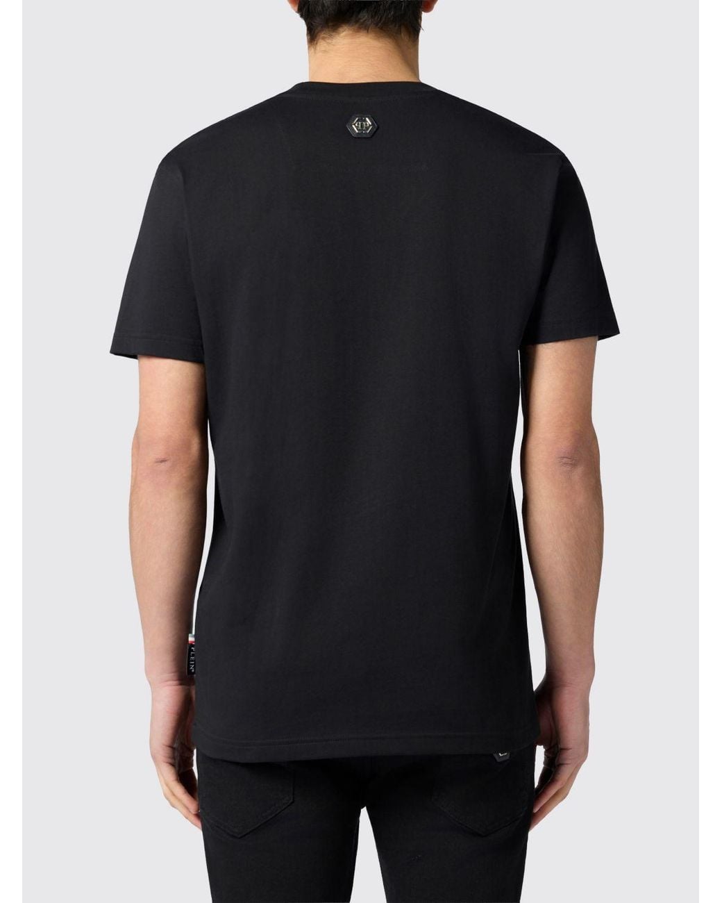Philipp Plein Black T-Shirt for men