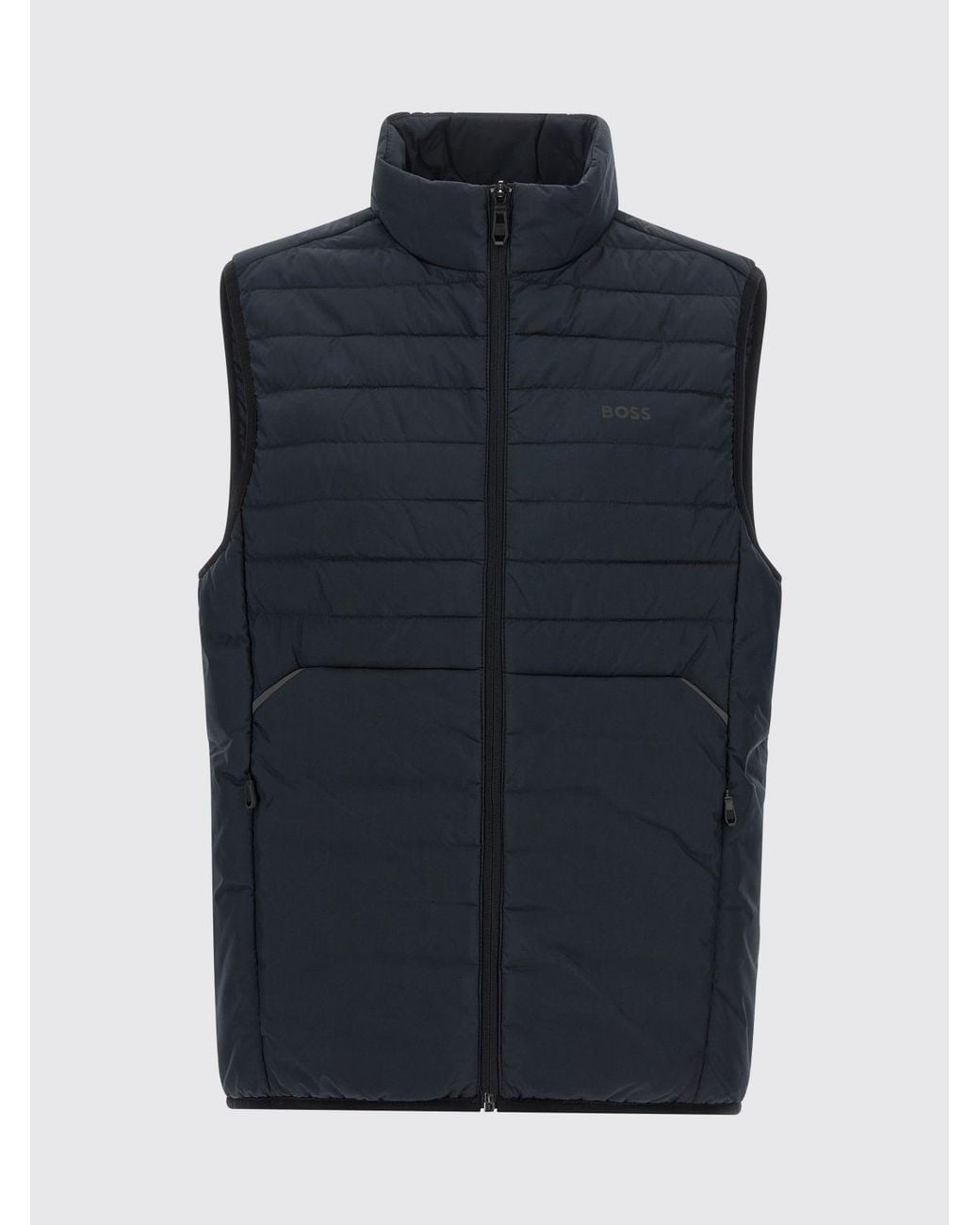 Boss Blue Padded Gilet for men