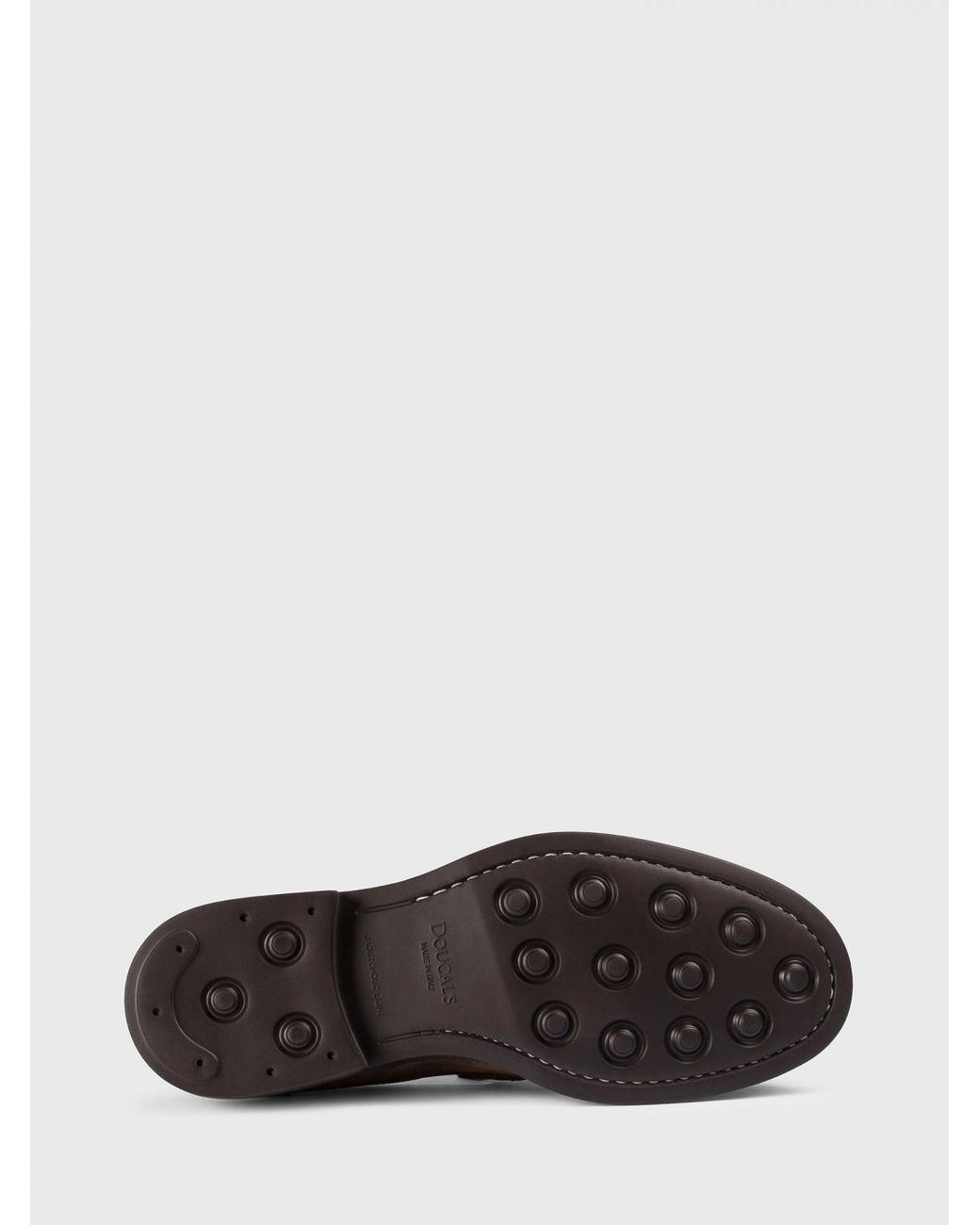 Doucal's Brown Suede Loafers With Tassels for men