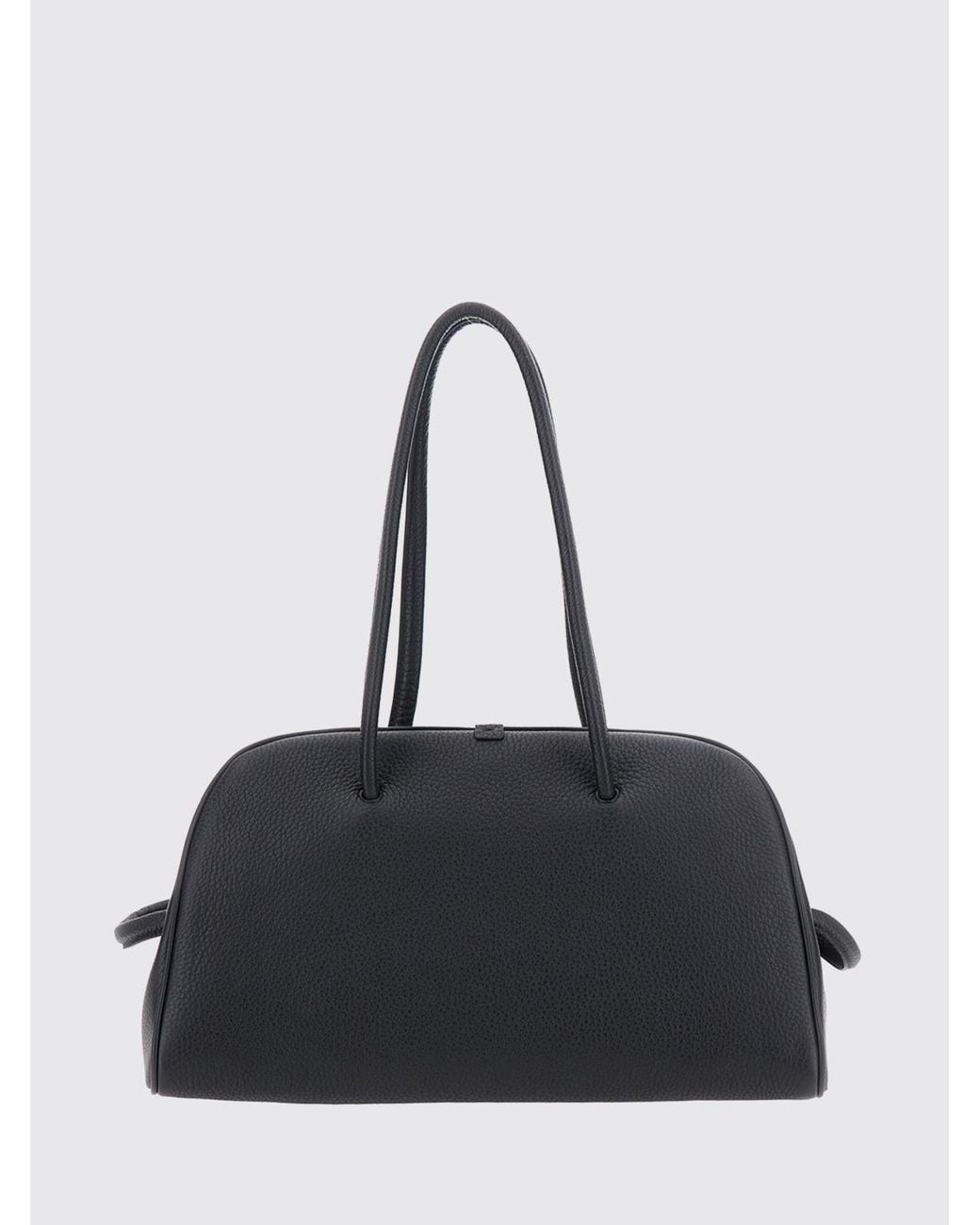 Jacquemus Black Le Turismo Grained Leather Shoulder Bag With Embossed Logo for men