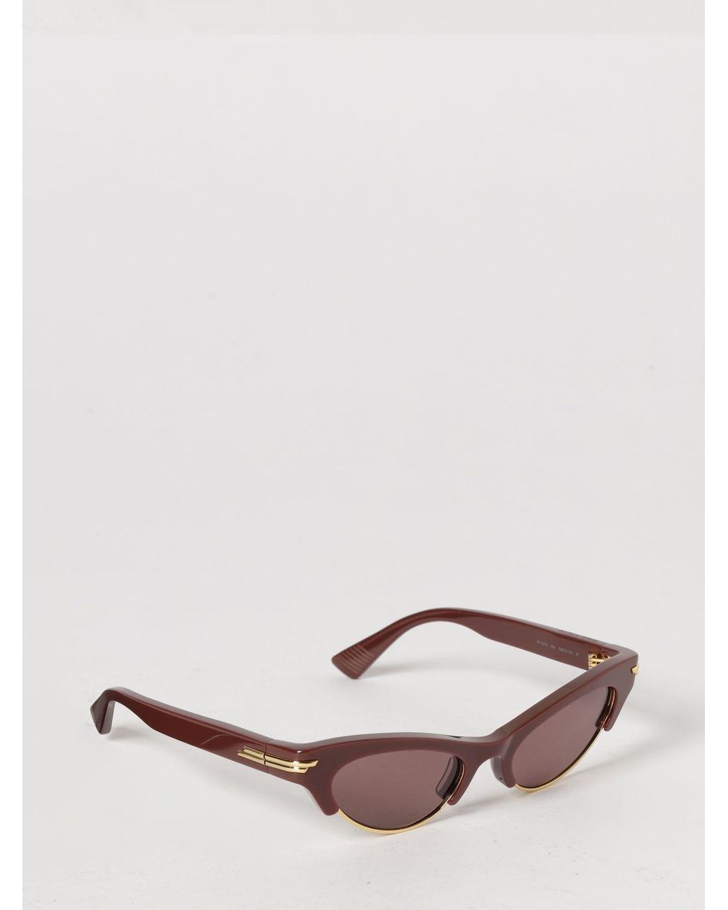 Bottega Veneta Pink Angle Acetate Sunglasses