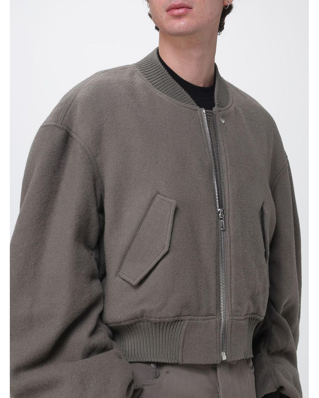 Rick Owens Gray Jacket for men