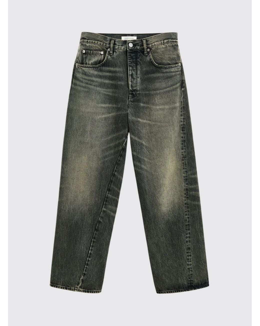 sunflower Black Straight Fit 5-Pocket Jeans for men