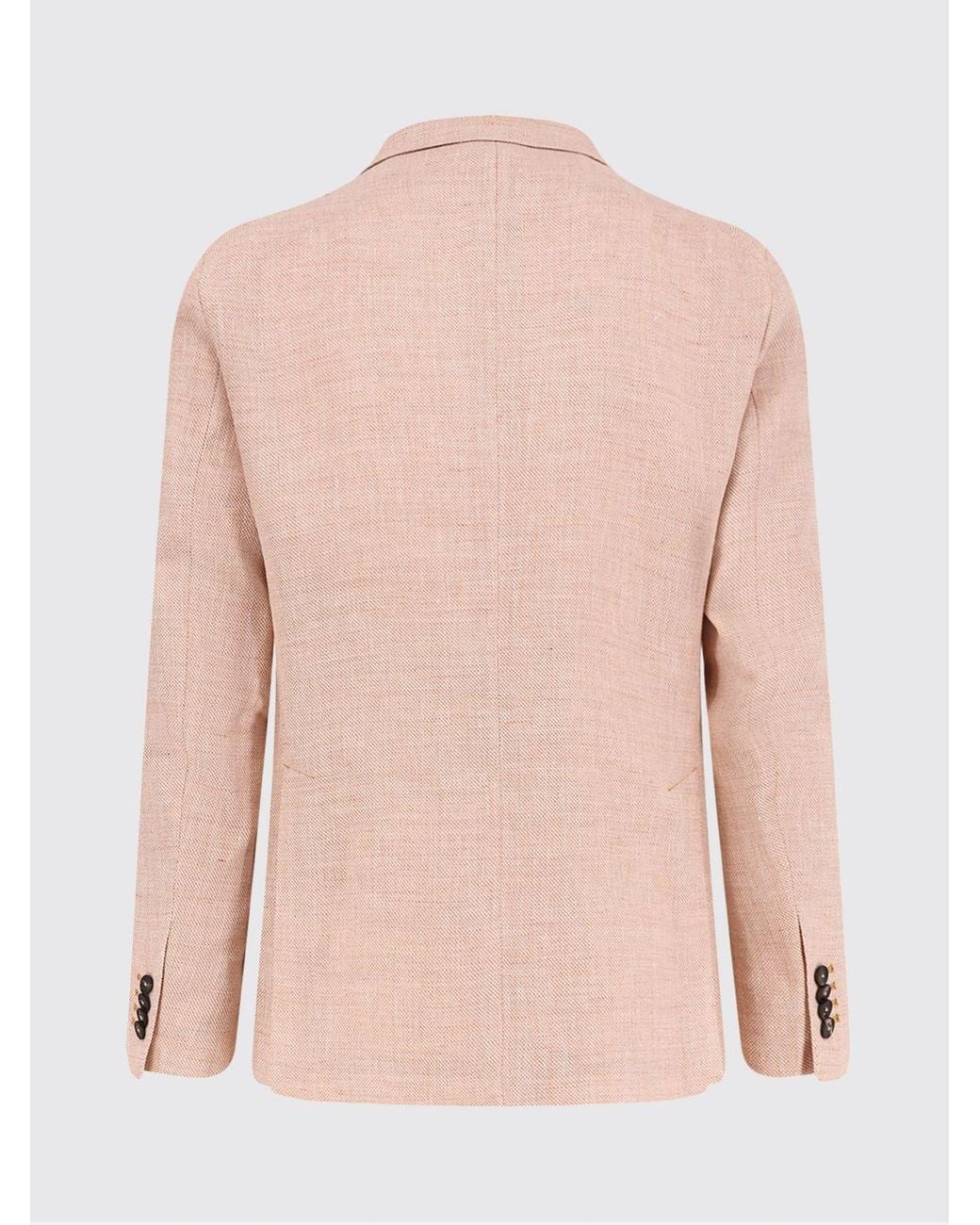 Tagliatore Natural Single-Breasted Linen And Wool Blazer for men