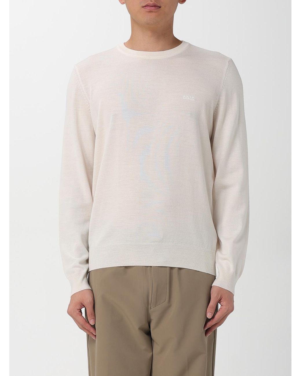 Boss Natural Jumper for men
