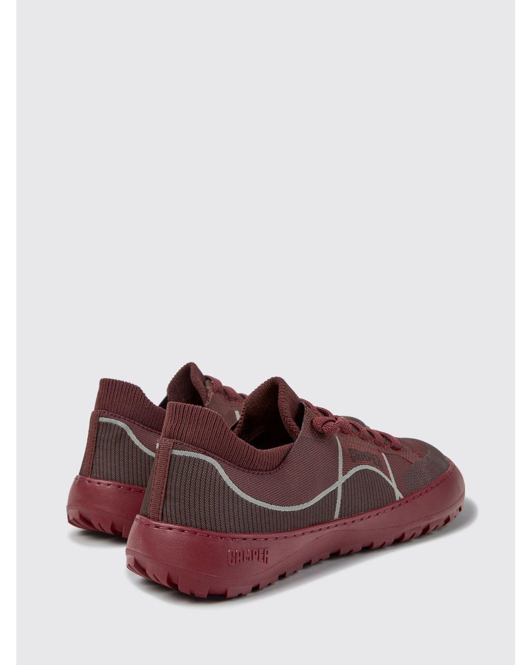 Camper Purple Peu Serra Bicolour Recycled Pet Slip-On Sneakers With Vibram Sole