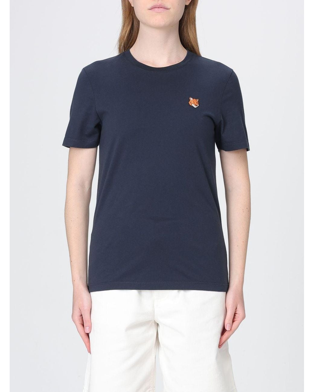 Maison Kitsuné Blue Maison KitsunÉ Organic Cotton T-Shirts