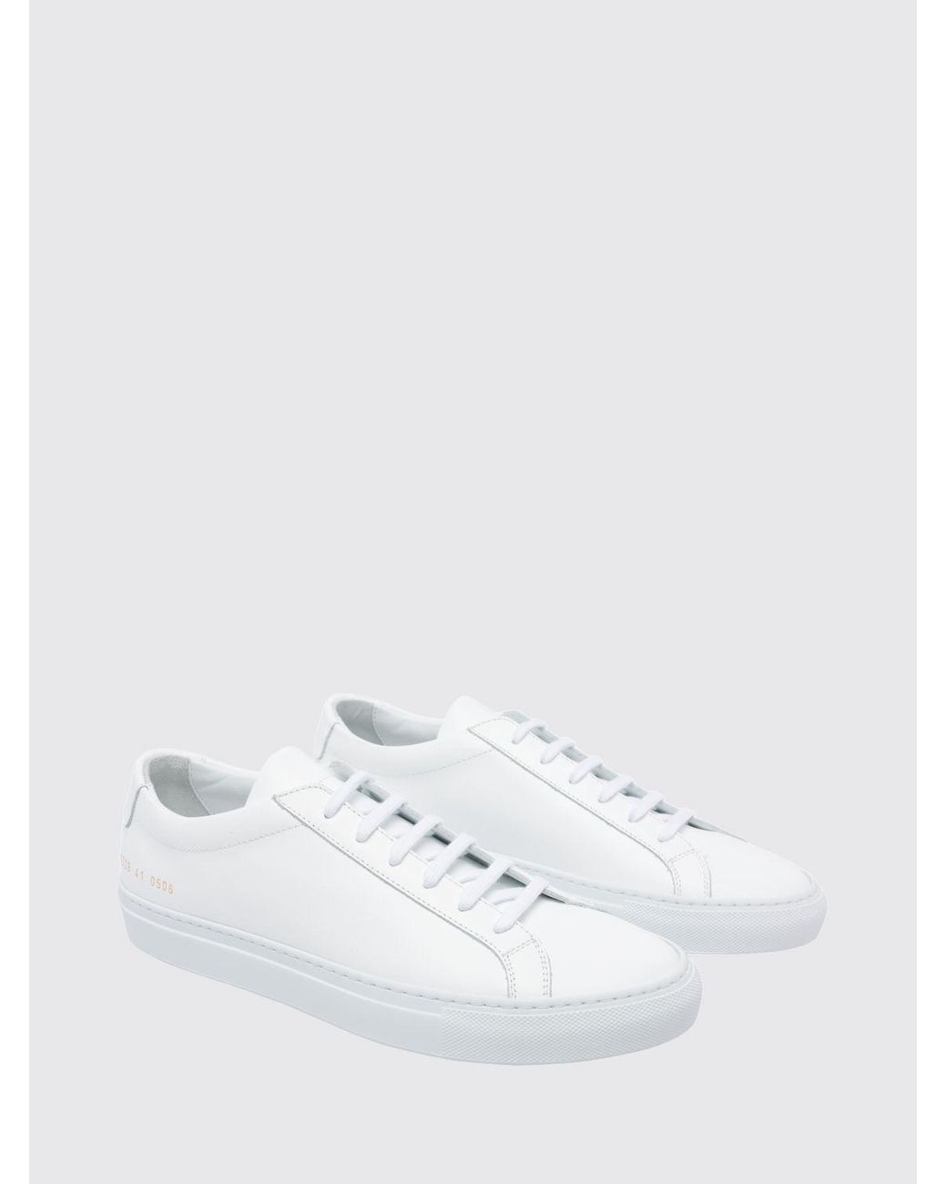 Common Projects White Original Achilles Low Sneakers for men