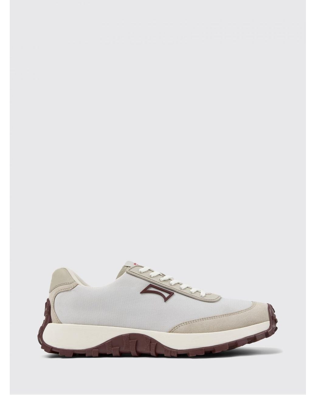 Camper White Drift Trail Recycled Polyester And Suede Sneakers for men