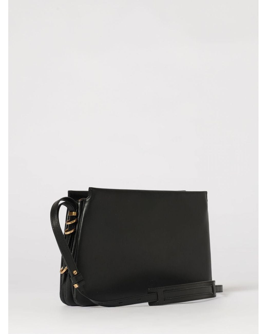 Pinko Black One, Two, Three Bag Shoulder Bag With Three Compartments