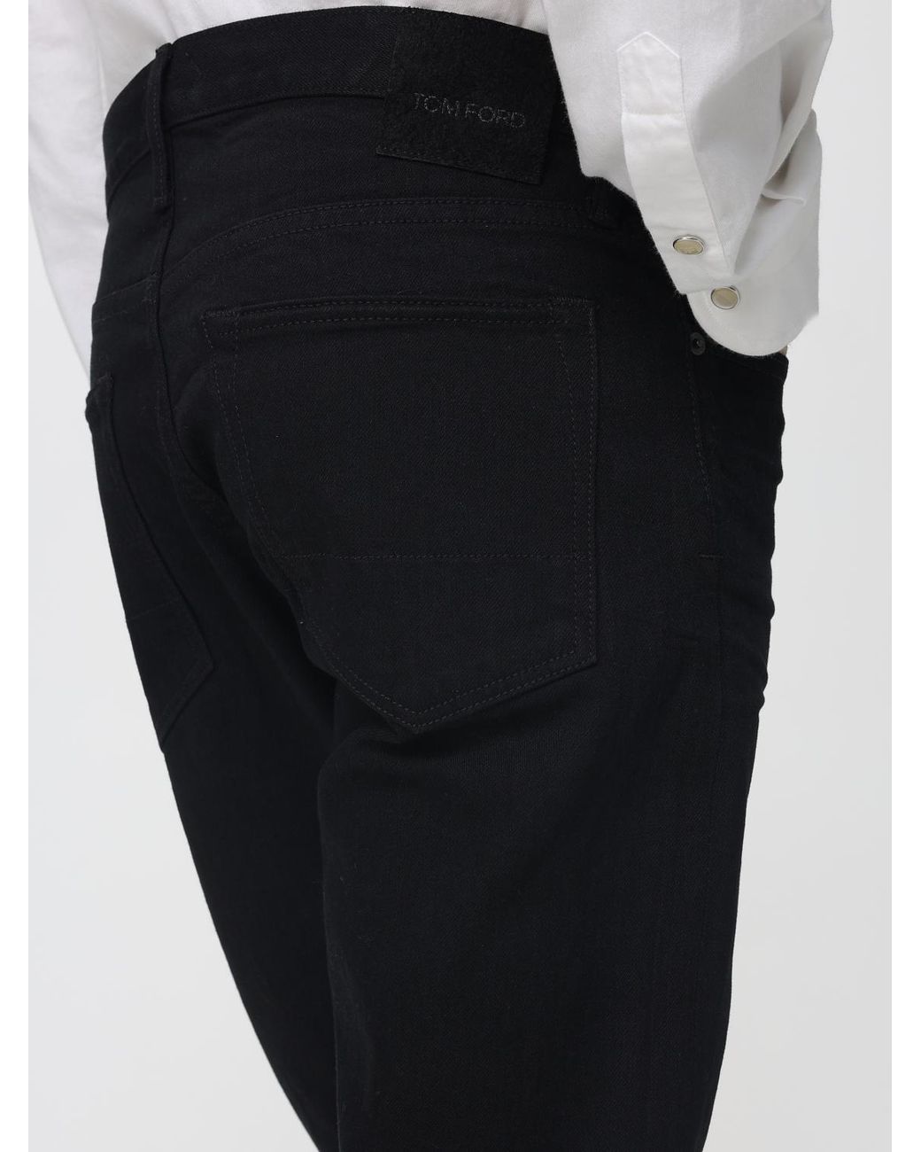 Tom Ford Blue Slim Fit Stretch Denim Jeans for men