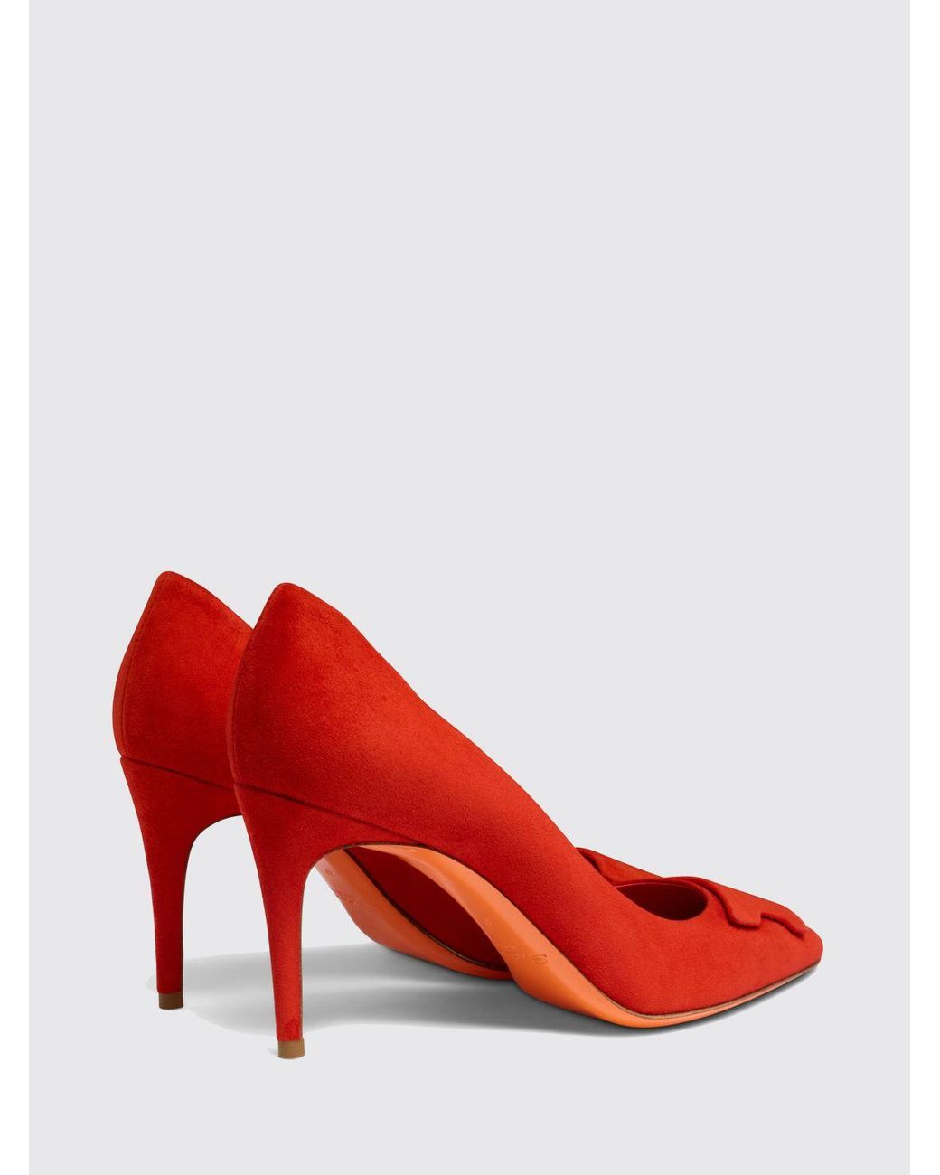Santoni Red Court Shoes