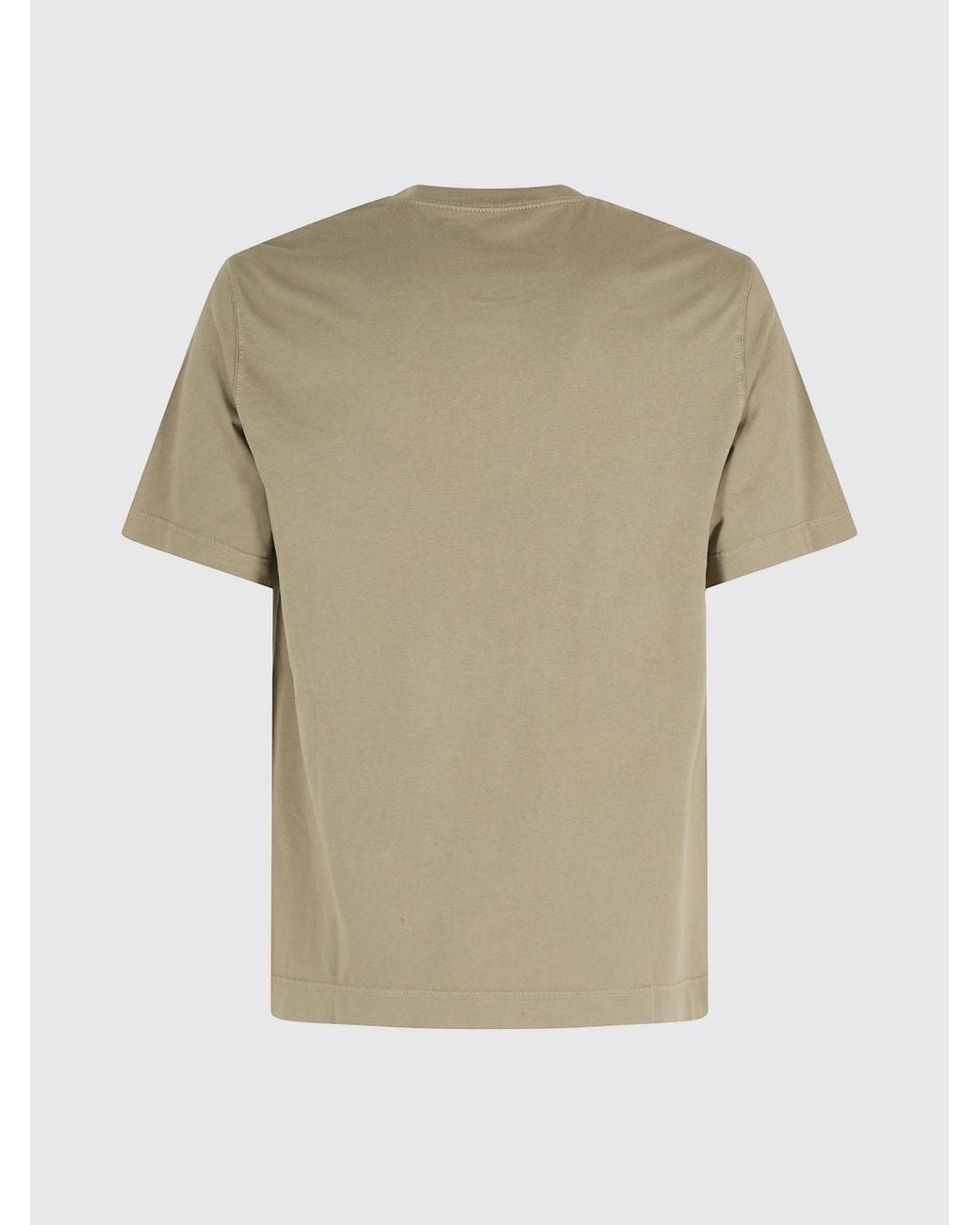 Circolo 1901 Natural Short-Sleeved Pure Cotton Crew Neck T-Shirt for men
