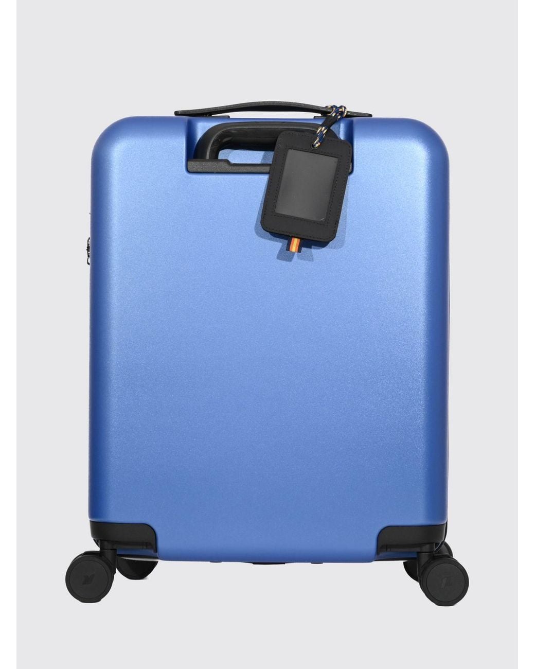 K-Way Blue Eudoxie Hardshell Cabin Trolley for men