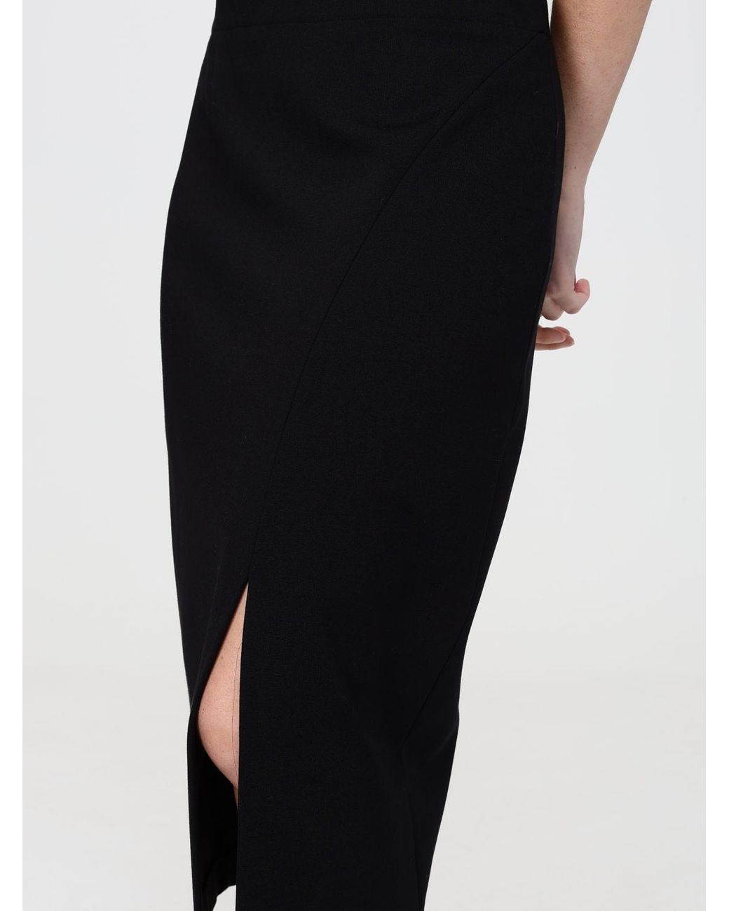 Liviana Conti Black Midi Pencil Skirt