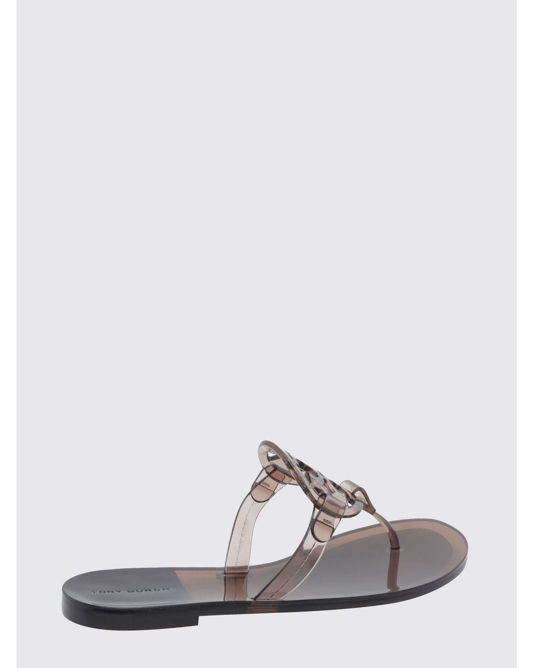 Tory Burch White Miller Jelly Thong Sandals