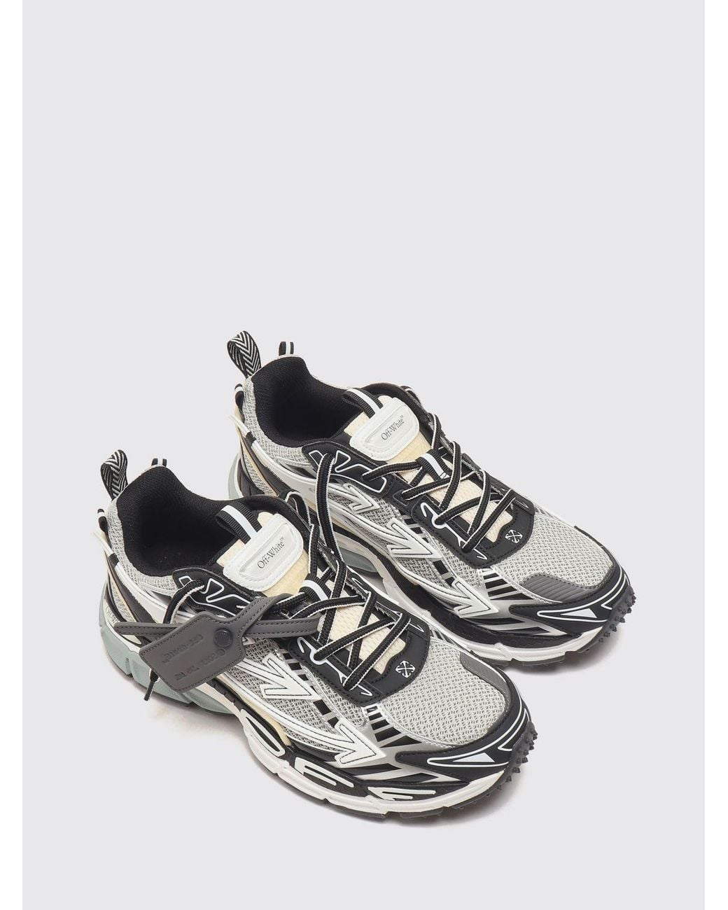 Off-White c/o Virgil Abloh White Be Right Back Low-Top Mesh And Rubber Sneakers With Lug Sole for men
