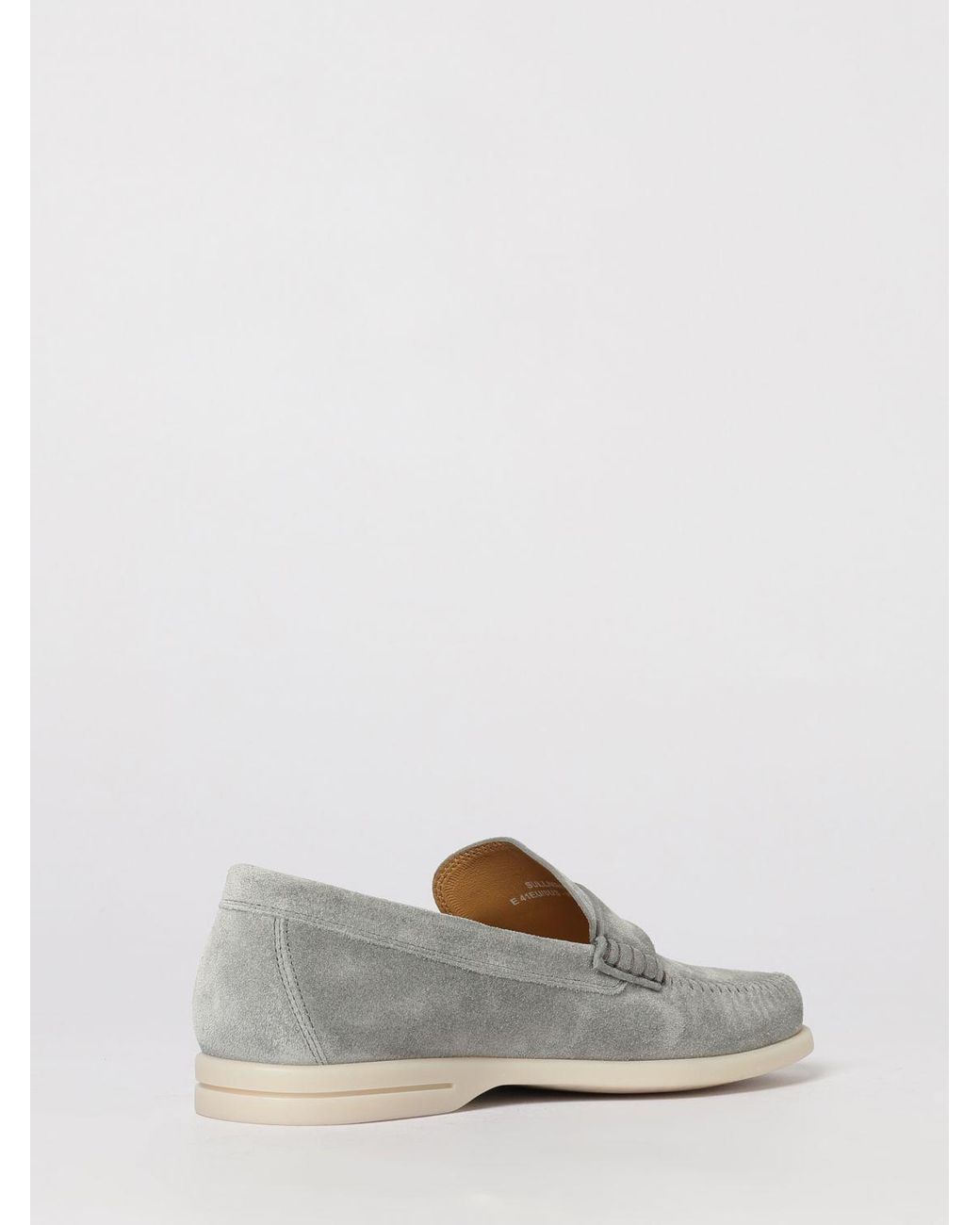 Bally White Suede Loafers for men