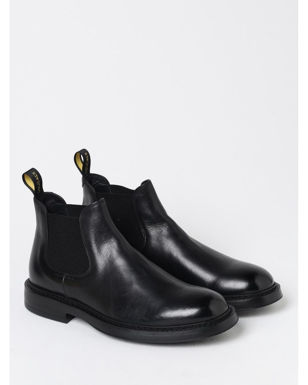 Doucal's Stiefeletten Aus Leder in Black für Herren