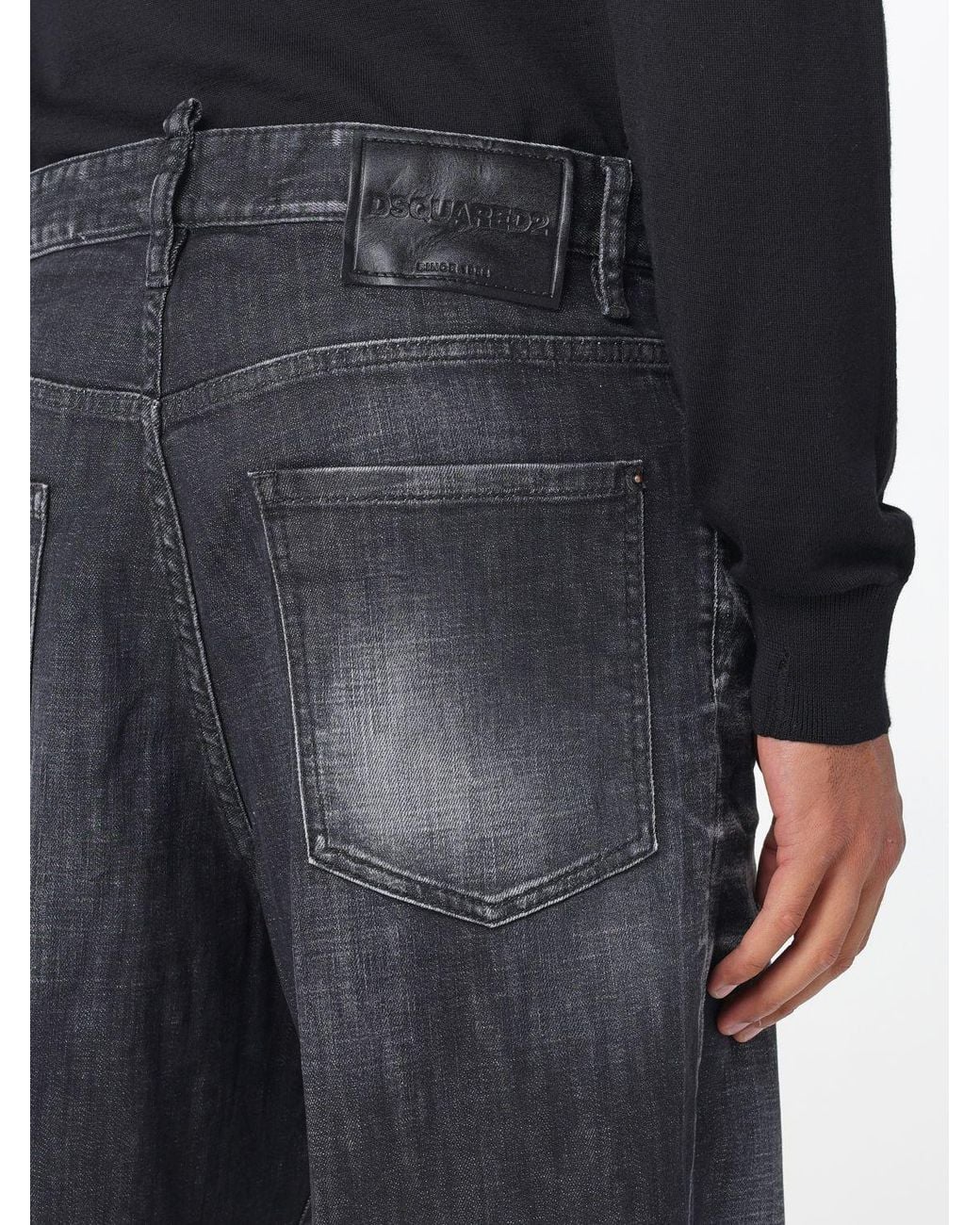 DSquared² Black Jeans for men