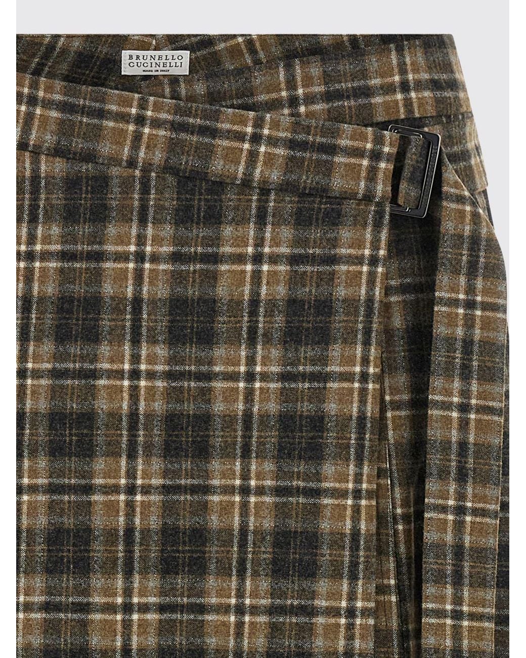 Brunello Cucinelli Green Skirt