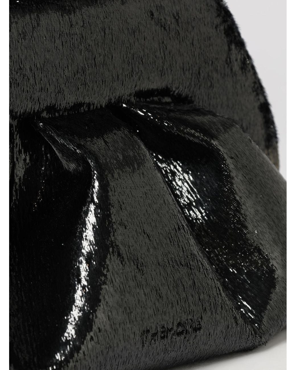 THEMOIRÈ Black Themoir&Egrave Clutch