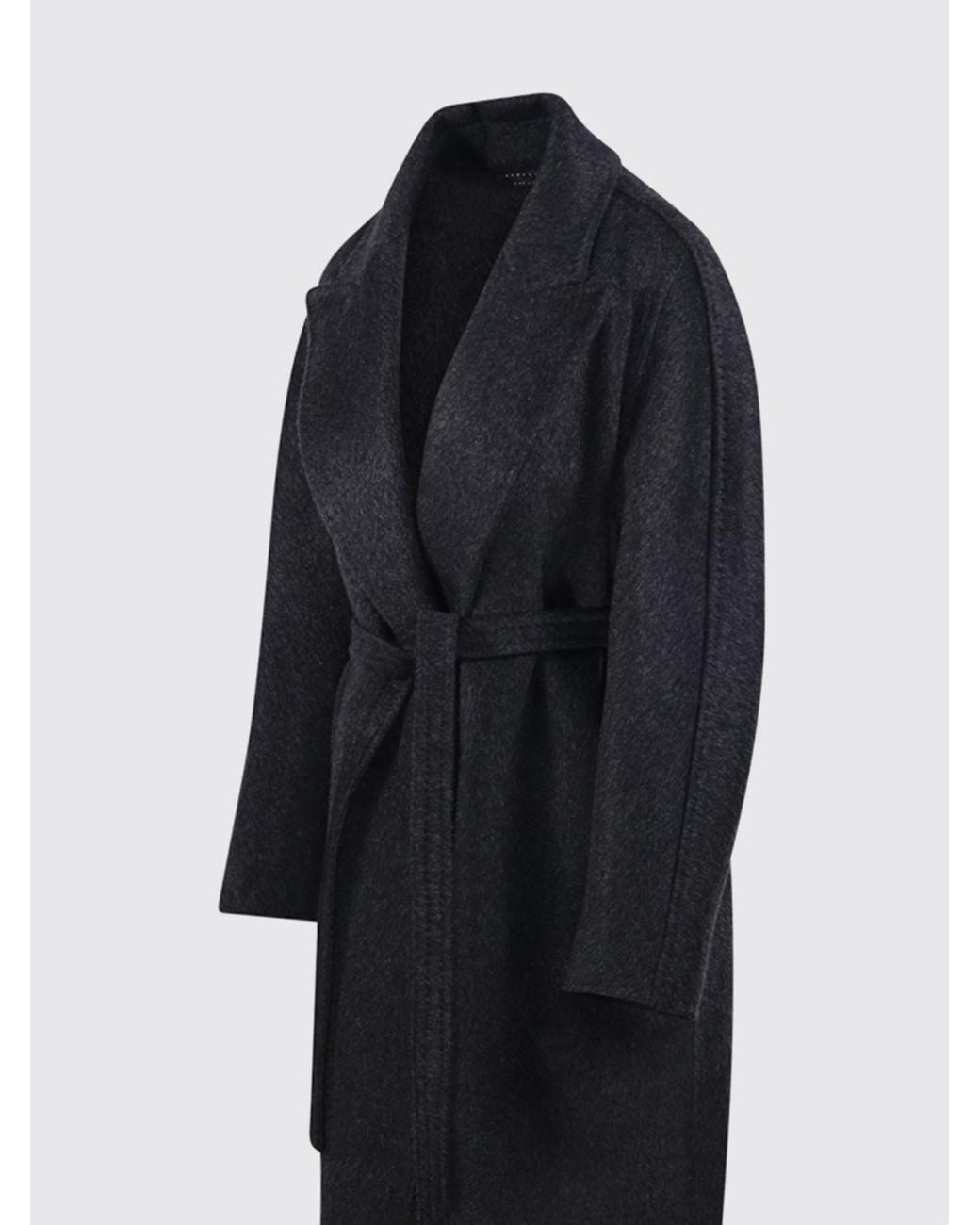 Max Mara Blue Long Robe Coat