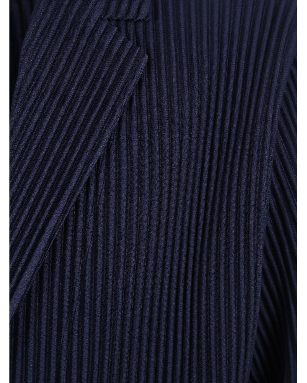 Homme Plissé Issey Miyake Blue Single-Breasted Plissé Blazer Homme Plissé Issey Miyake for men