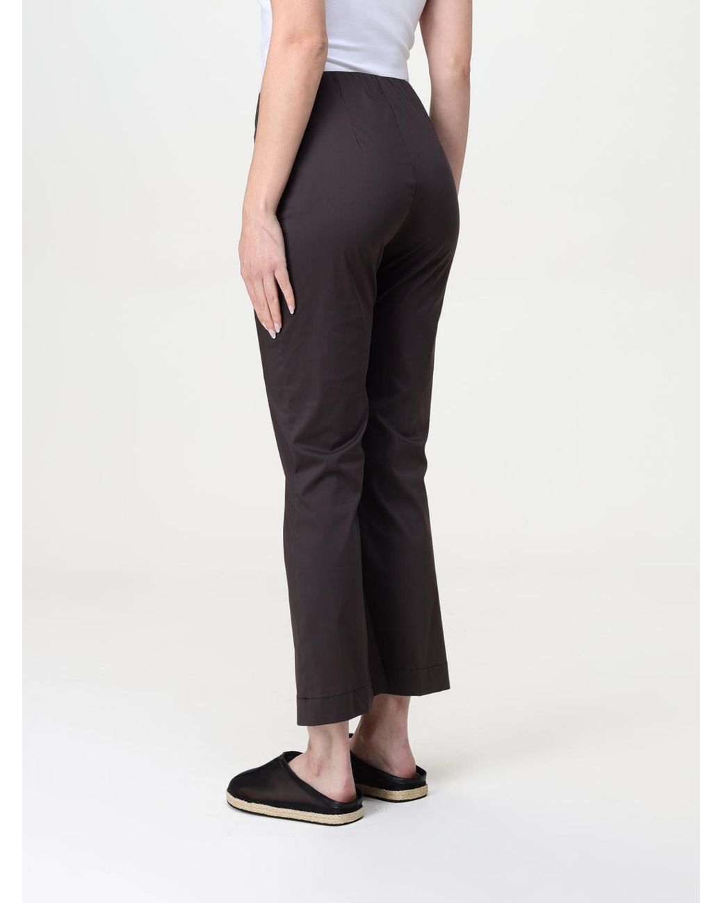 Liviana Conti Blue Jersey Trousers