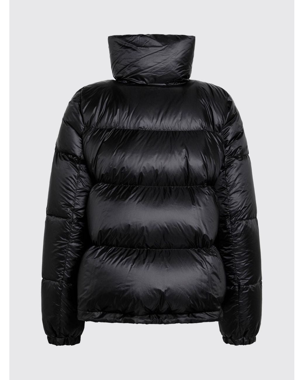 SACAI X CARHARTT WIP Black Double-Breasted Short Puffer Jacket
